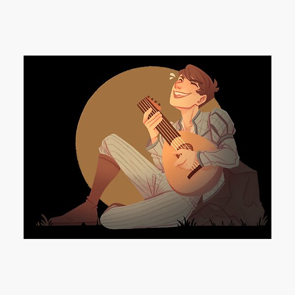 Jaskier the humble bard Photographic Print