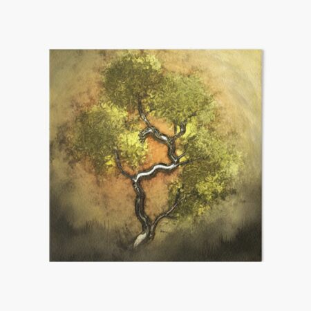 Metallic Dream Tree Art Board Print