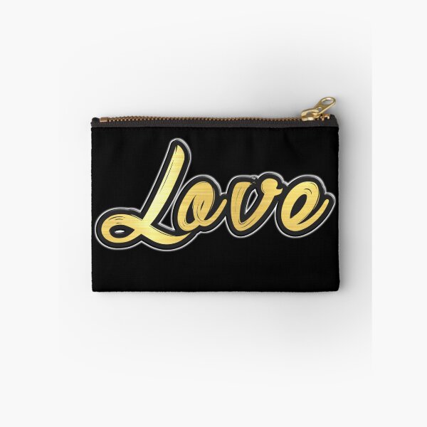 Item preview, Shiny black and gold LOVE word design ver.1 designed and sold by smARTwork.