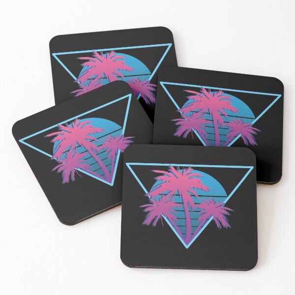 Item preview, Summer neon palm trees. designed and sold by emphatic.