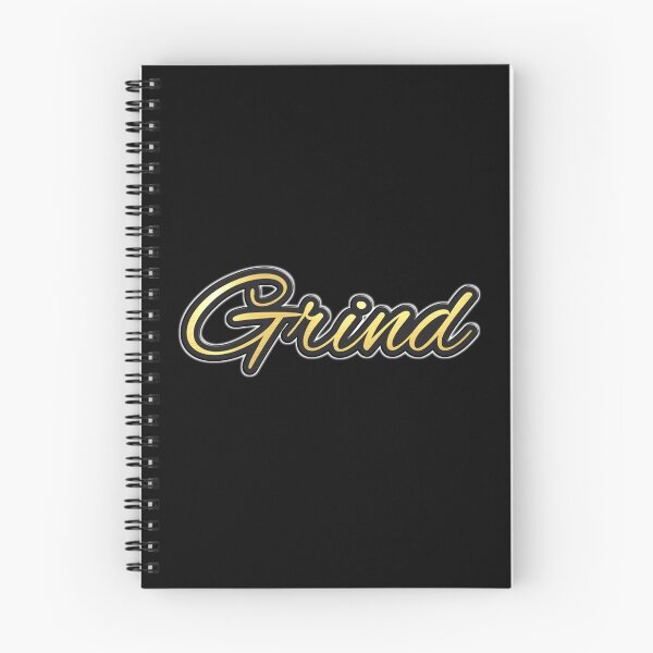 Item preview, Shiny black and gold GRIND word design designed and sold by smARTwork.