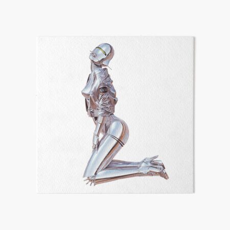 Pose Robot Art Board Print