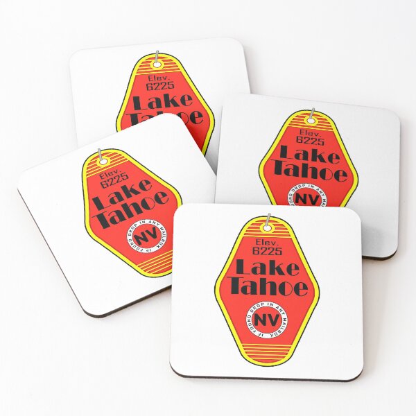 Item preview, Lake Tahoe Nevada Vintage Key Ring Fob Tag Hotel Motel Tags designed and sold by DESTINATIONS DECAL DOS.
