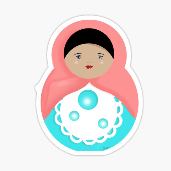 Sweet Bubble Babushka Sticker