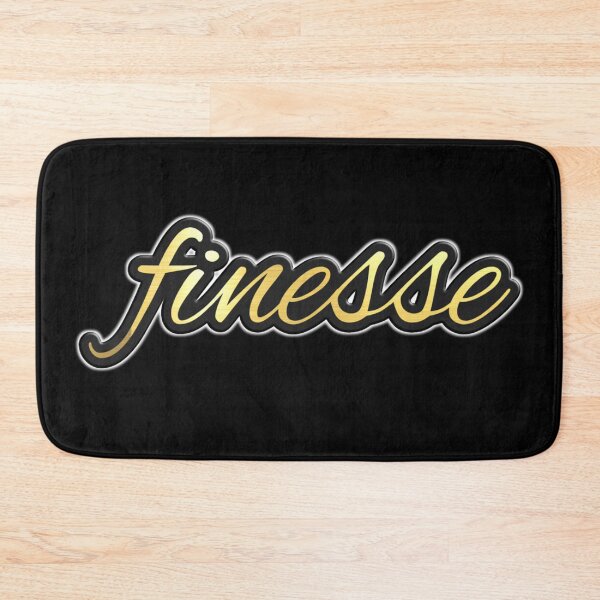 Item preview, Shiny black and gold FINESSE word design designed and sold by smARTwork.