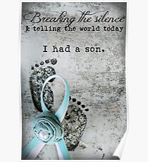 Breaking the Silence. I had a Son. Poster