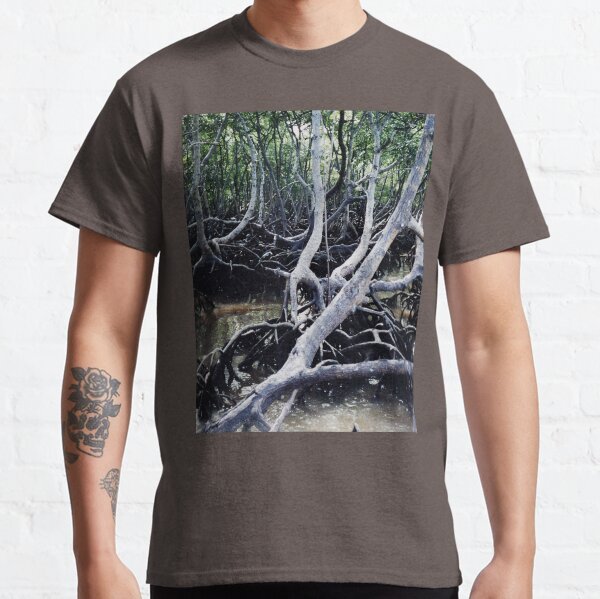 Mangroves Swamp Coastal Tropical Trees, Brasil Classic T-Shirt