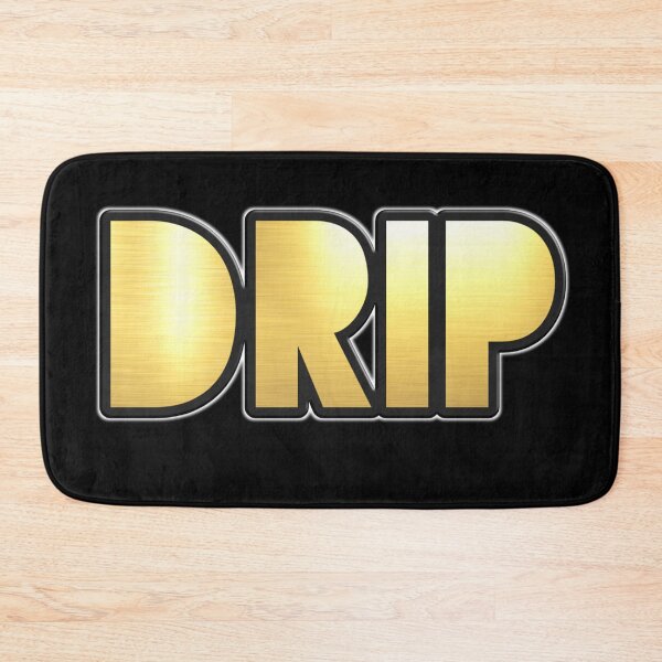 Item preview, Shiny black and gold DRIP word design ver.3 designed and sold by smARTwork.