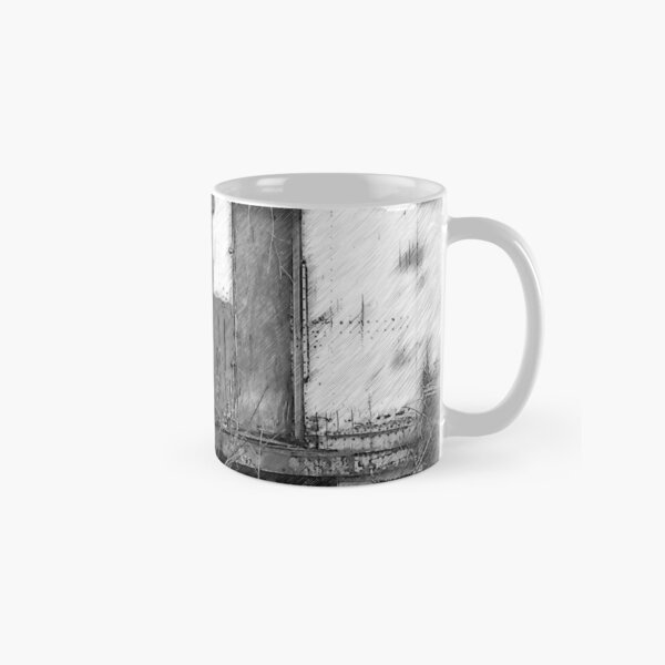 The Old Train Car Classic Mug