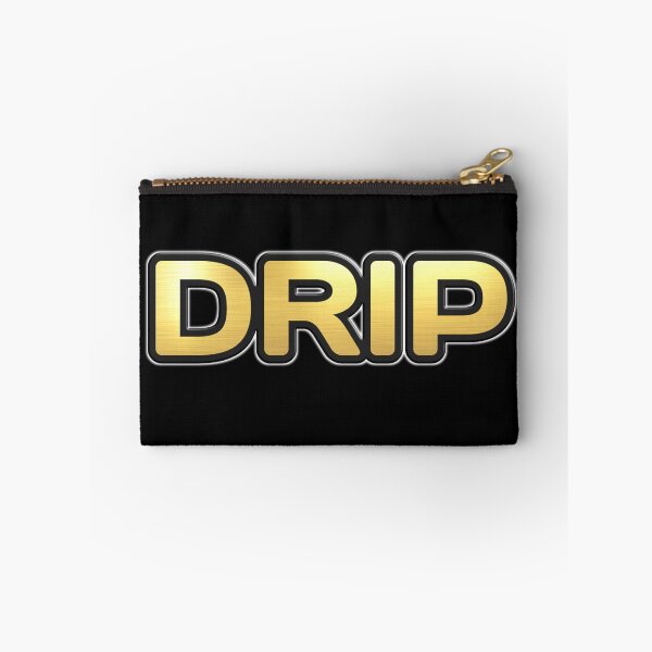 Item preview, Shiny black and gold DRIP word design ver.2 designed and sold by smARTwork.