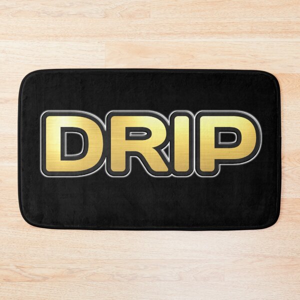 Item preview, Shiny black and gold DRIP word design ver.2 designed and sold by smARTwork.
