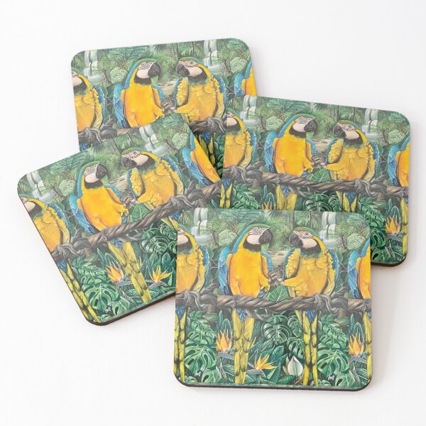 Item preview, Blue and Gold Macaws #2 designed and sold by Skye Elizabeth  Carroll.