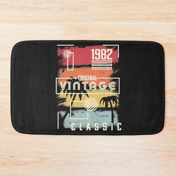 Item preview, 1982 Print. Vintage Birthday Gift, Retro, Palm Tree Beach Graphic designed and sold by PackAPunch.