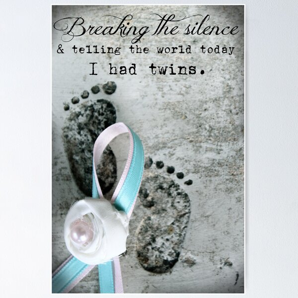 Item preview, Breaking the Silence. I had Twins. designed and sold by Franchesca Cox.