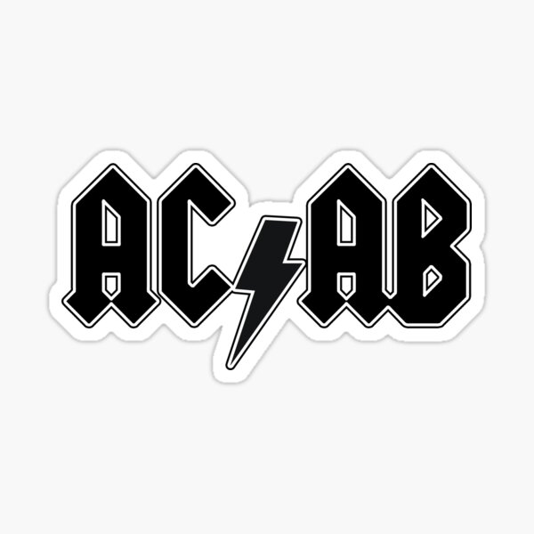 ACDC AC/DC Album Covers Sticker Pack, Australian Hard Blues Rock Band Logo