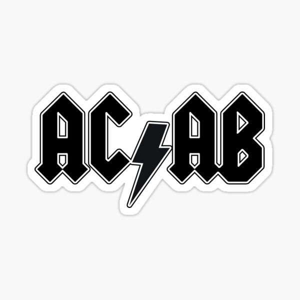 AC DC Logo Vinyl Sticker Decal metal bumper music car window laptop ACDC