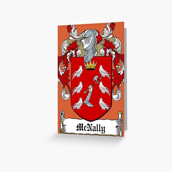 Mcnally Family Crest Personalized Coat of Arms Family 