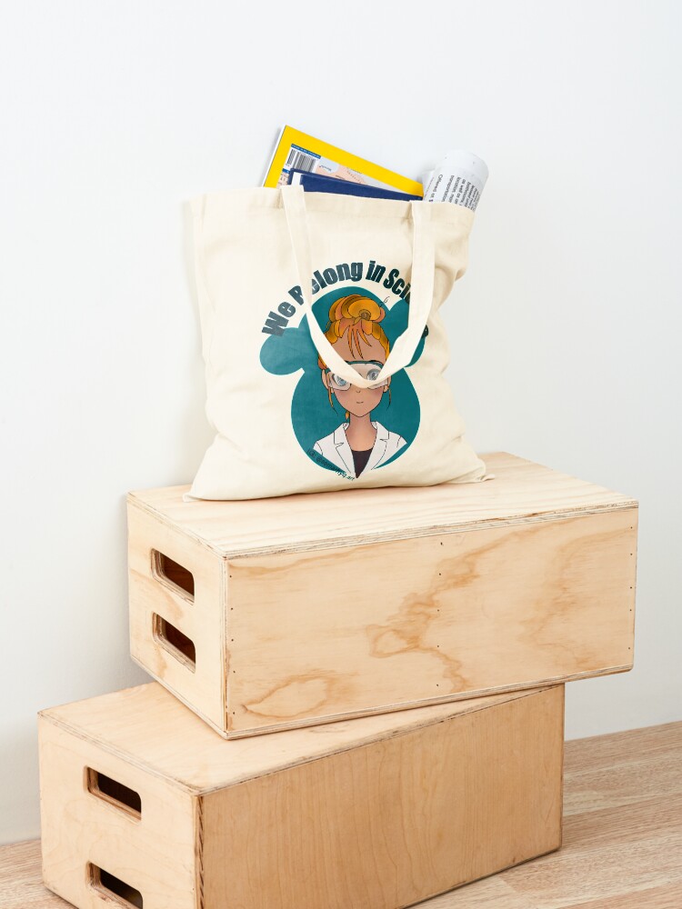 Alternate view of We Belong in Science Tote Bag