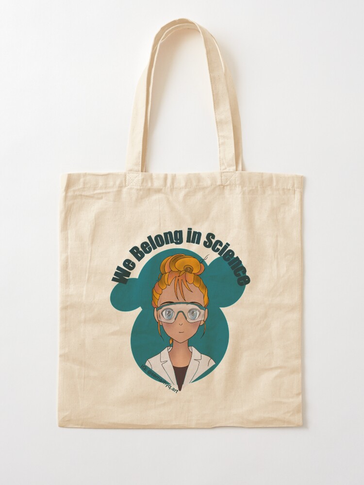 Alternate view of We Belong in Science Tote Bag