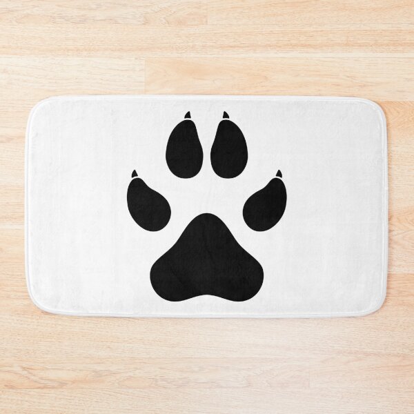 Item preview, Wolf Paw Print – Black  designed and sold by S-ivanov.