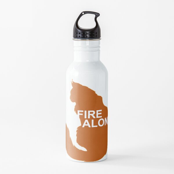 'Fire Alone' - Firestar Warrior Cats Water Bottle