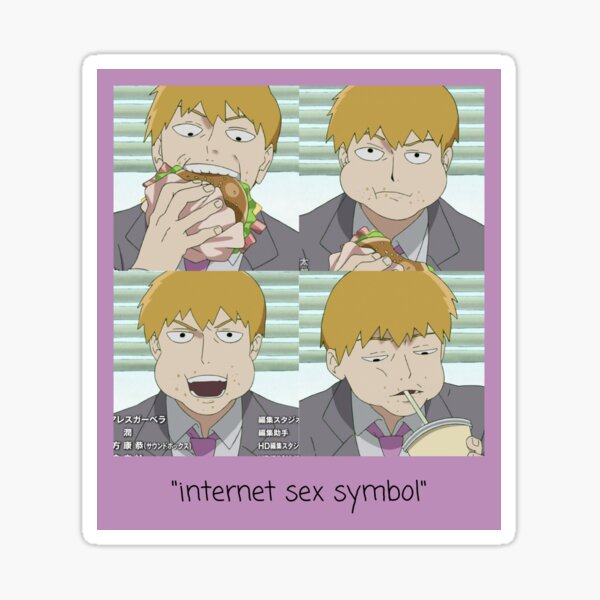 Internet Sex Symbol Reigen Arataka Sticker For Sale By Coconutty Redbubble