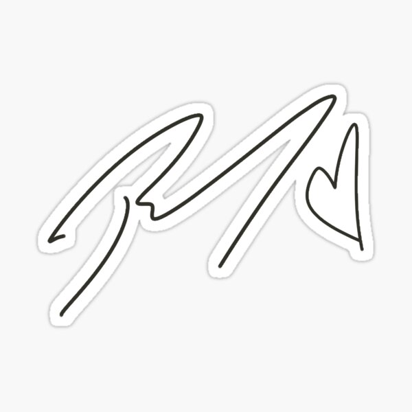 Ruel signs Sticker