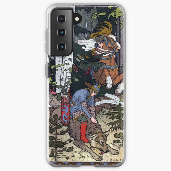 Ivan and the Wolf - Ivan Bilibin Samsung Galaxy Soft Case