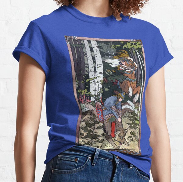 Item preview, Ivan and the Wolf - Ivan Bilibin designed and sold by forgottenbeauty.