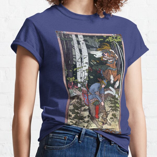 Ivan and the Wolf - Ivan Bilibin Classic T-Shirt