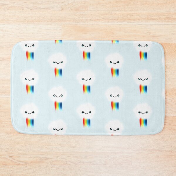 Item preview, Happy Kawaii Rainbow Cloud designed and sold by ohkissa.