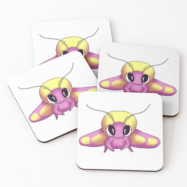 Item preview, rosy maple moth designed and sold by sdeski.