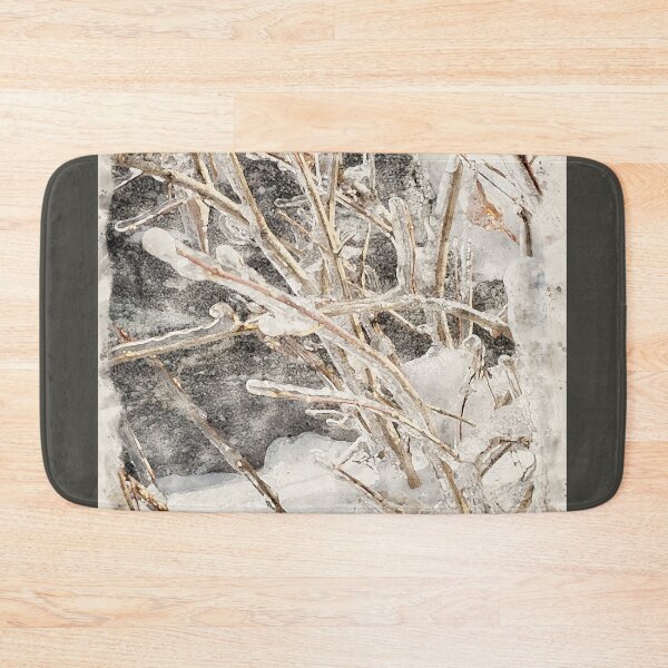Item preview, Frozen Twigs | Scenes From Nature Watercolor Illustration designed and sold by DragonflyDes.