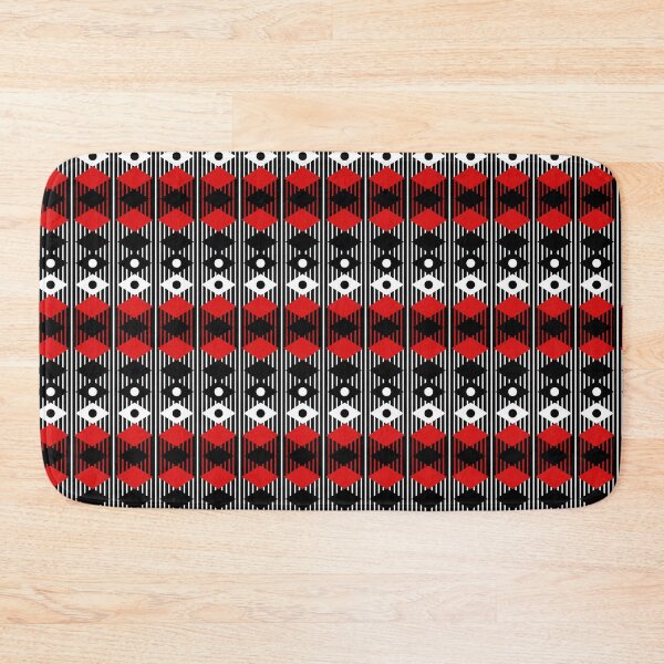 Item preview, Red Black and White Geometric designed and sold by Sharon Schwalbe.