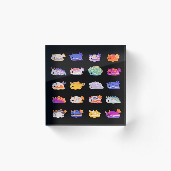 Sea Slug Day Acrylic Block
