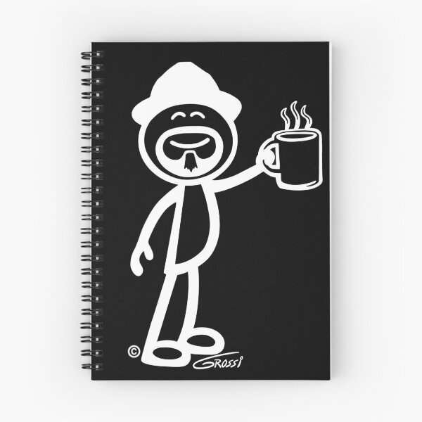 Item preview, GG Coffee Guy Stick Figure (For Darker Clothing) designed and sold by GDGCreations.
