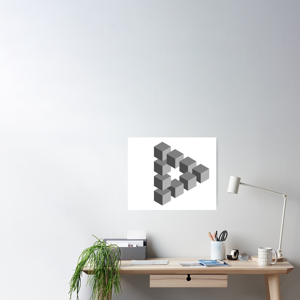 Triangle 2D shape Poster