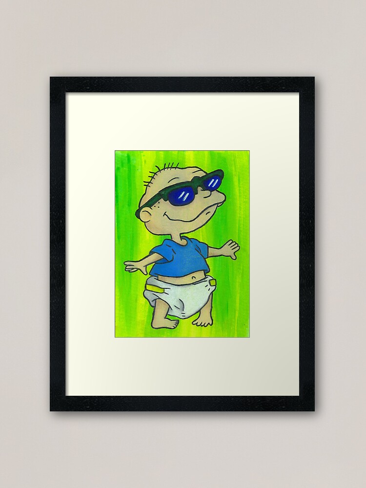 Cool Rad Tommy Pickles Rugrats Little Dude Sunglasses Framed Art Print For Sale By Abbysradart 2189