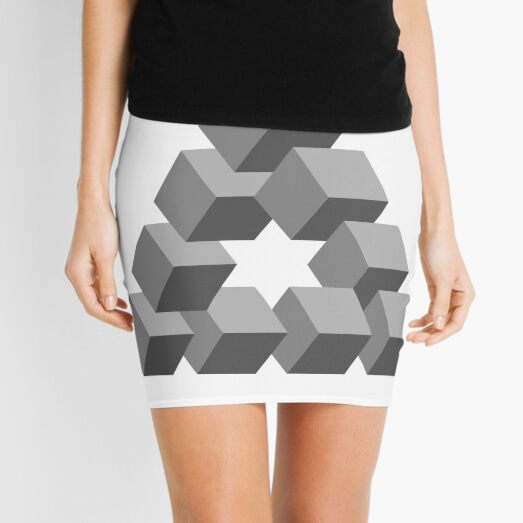 Triangle 2D shape Mini Skirt