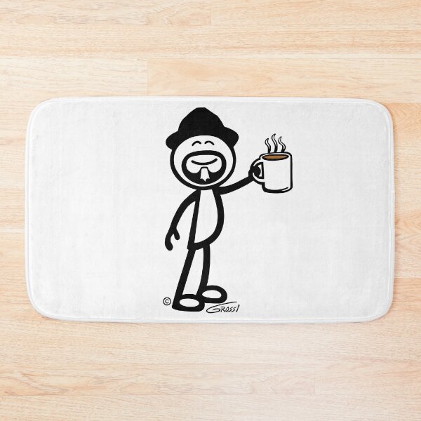Item preview, GG Coffee Guy Stick Figure designed and sold by GDGCreations.