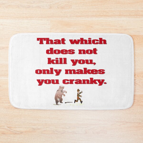 Item preview, Cranky Grumpy Ornery Bear Quarantined Social Distancing designed and sold by CheekyPuppy.