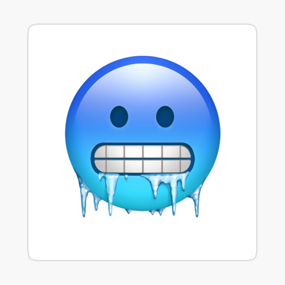 cold face emoji Graphic T-Shirt for Sale by Josiah Reaves | Redbubble