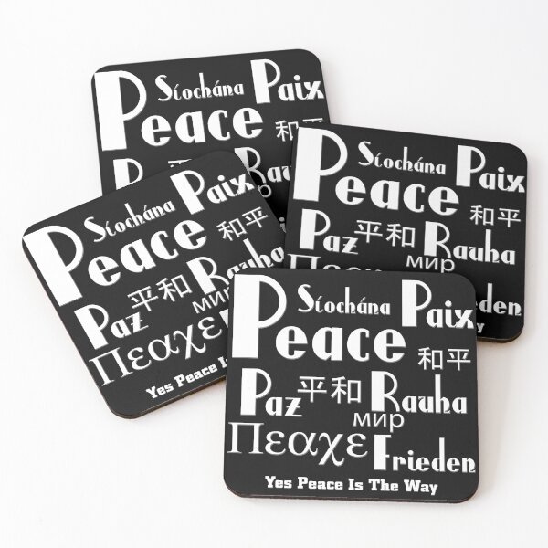 Item preview, Peace Multi-Language Typography Design designed and sold by Xzendor7 Digital Art Creations.