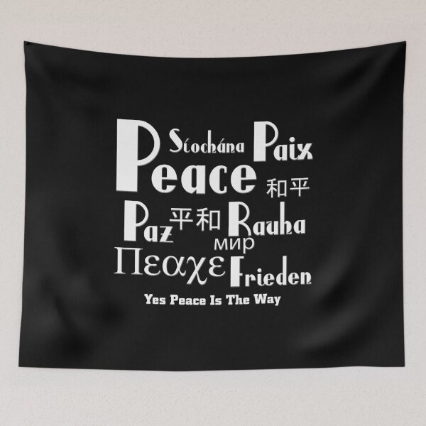 Item preview, Peace Multi-Language Typography Design designed and sold by Xzendor7 Digital Art Creations.