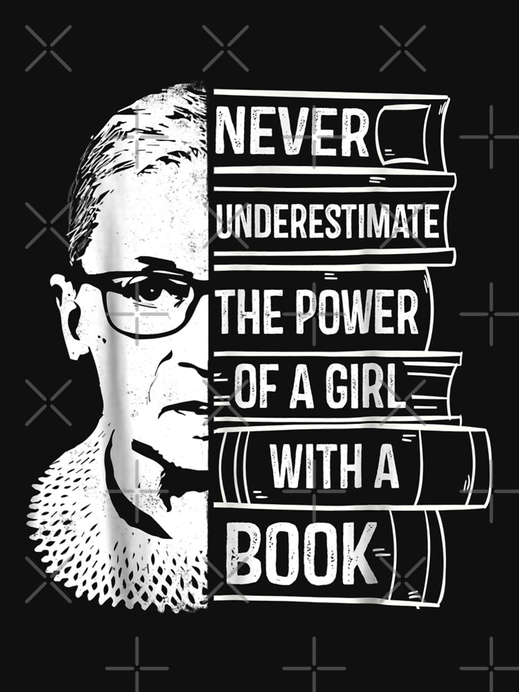 Notorische RBG Ruth Bader Ginsburg unterschätzen nie die Energie eines Mädchens mit einem Buch-Feminist-Geschenk von moonchildworld
