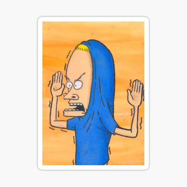 Beavis Cornholio Stickers Redbubble