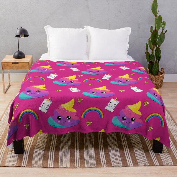 Item preview, Cute Rainbow Unicorn Poop on Pink designed and sold by GraphicAllusion.