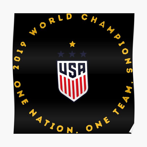 Uswnt Logo Posters Redbubble