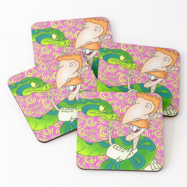 Item preview, Nigel Thornberry The Wild Thornberrys Neon Pattern 90s designed and sold by AbbysRadArt.