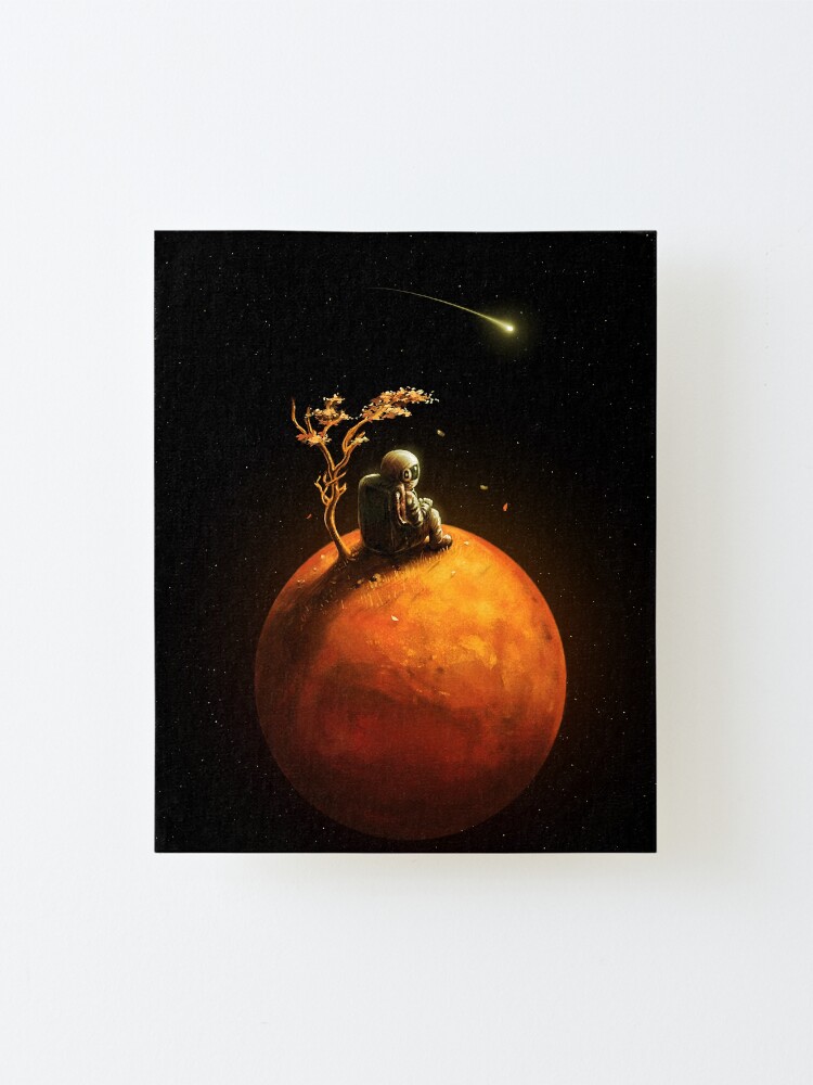 Alternate view of Stranded Mounted Print